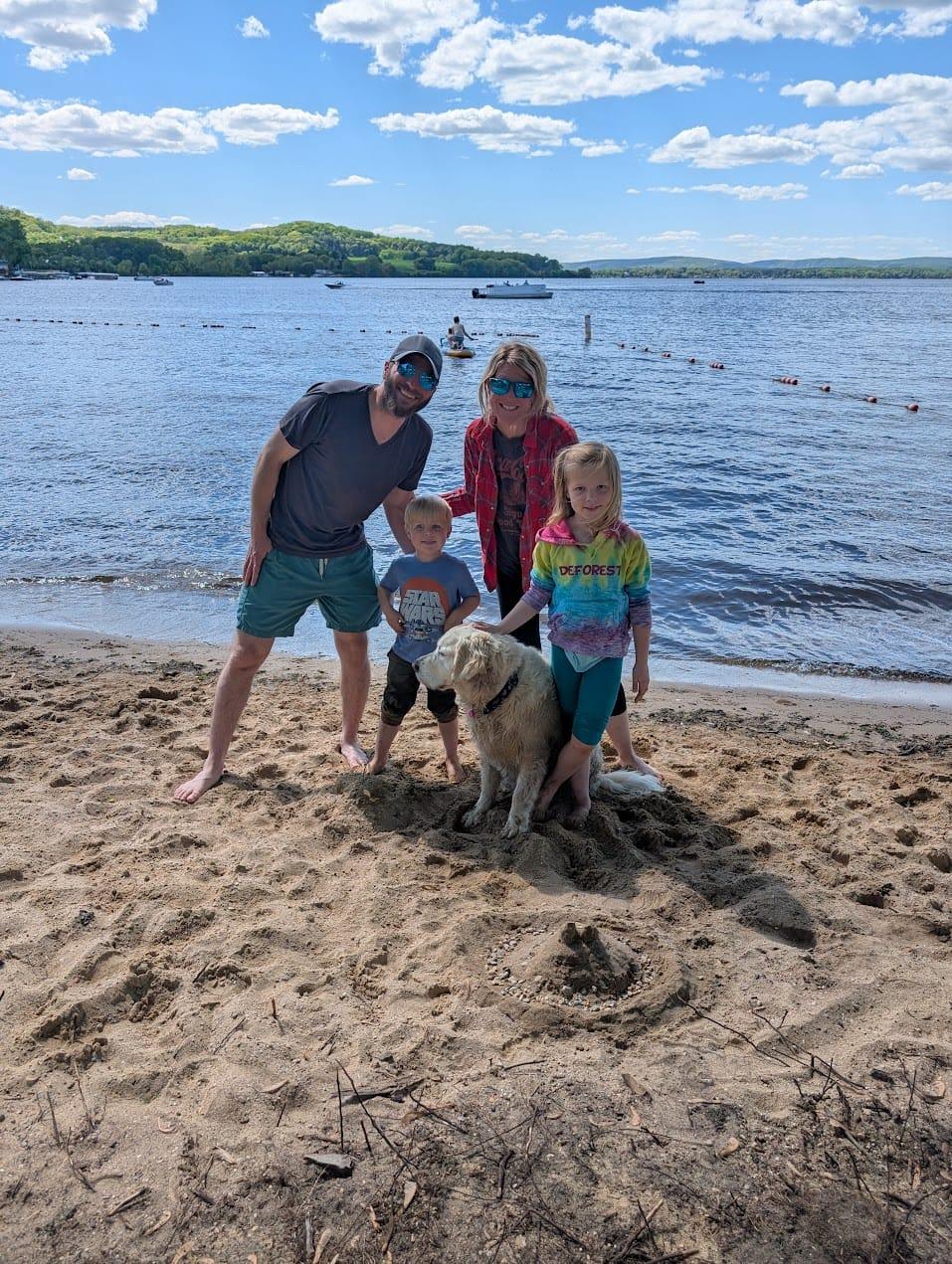 Amanda Masarik, Owner at River Paws dog grooming and hiking service in Waunakee, Wisconsin